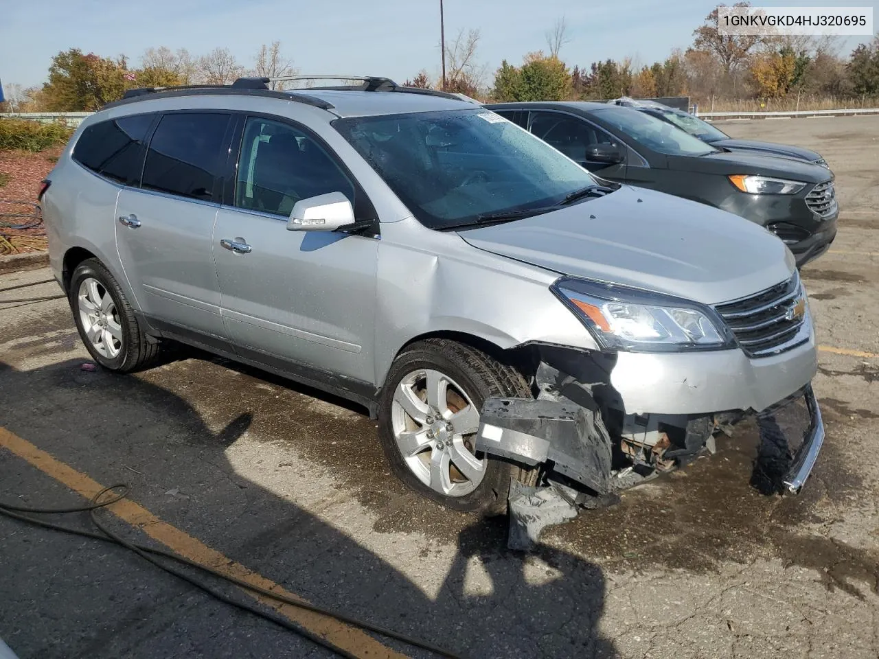 2017 Chevrolet Traverse Lt VIN: 1GNKVGKD4HJ320695 Lot: 76378714