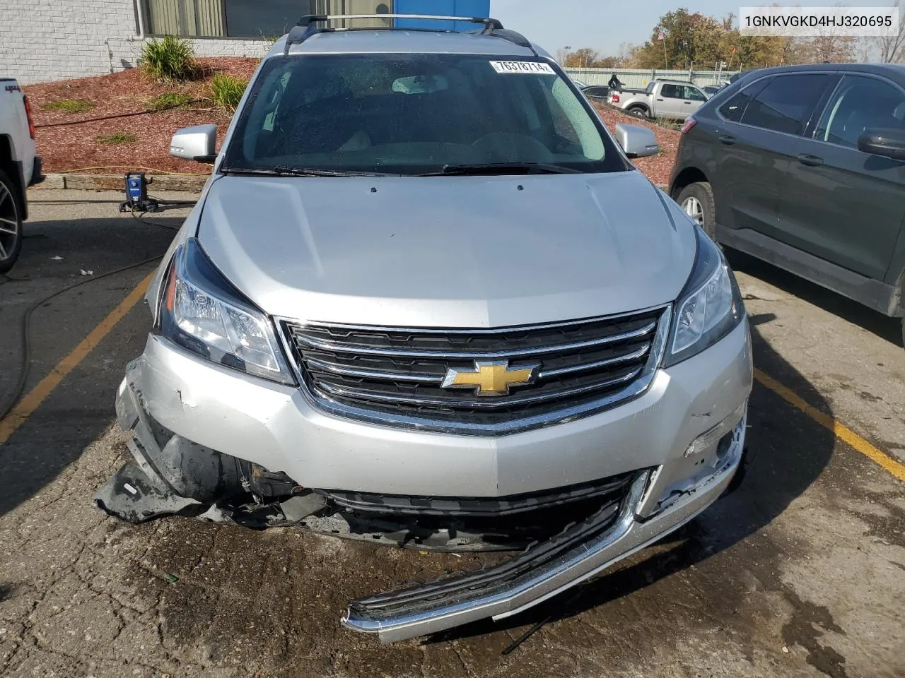 2017 Chevrolet Traverse Lt VIN: 1GNKVGKD4HJ320695 Lot: 76378714