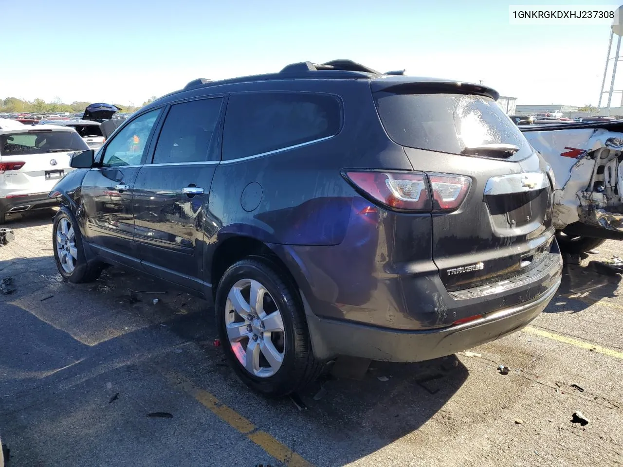 2017 Chevrolet Traverse Lt VIN: 1GNKRGKDXHJ237308 Lot: 76457494