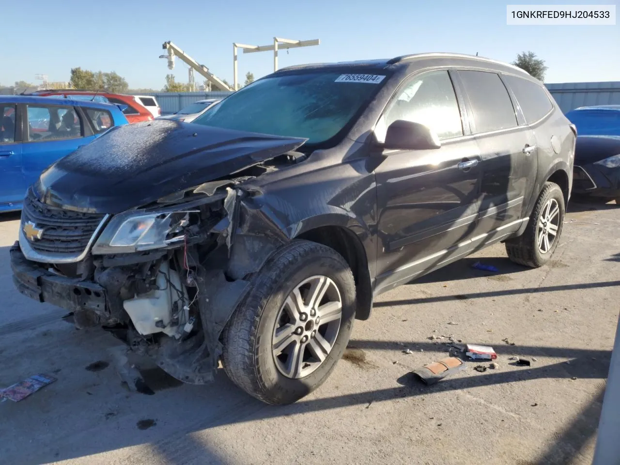 2017 Chevrolet Traverse Ls VIN: 1GNKRFED9HJ204533 Lot: 76559404