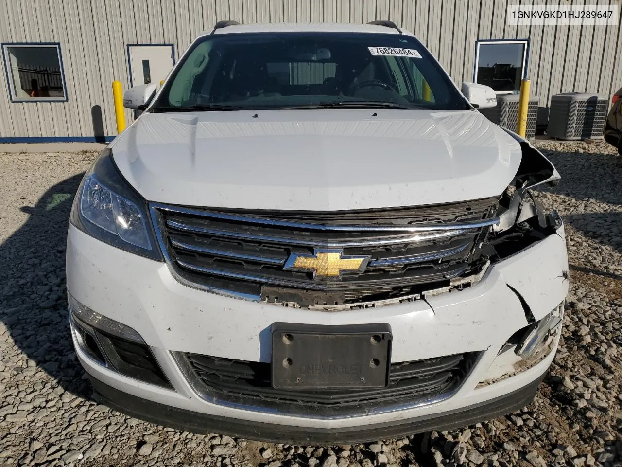 2017 Chevrolet Traverse Lt VIN: 1GNKVGKD1HJ289647 Lot: 76826484