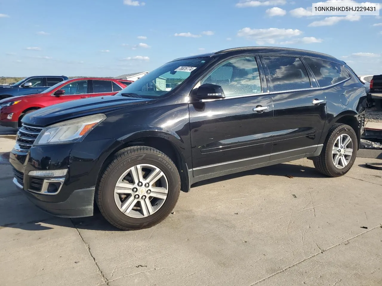 2017 Chevrolet Traverse Lt VIN: 1GNKRHKD5HJ229431 Lot: 76826774