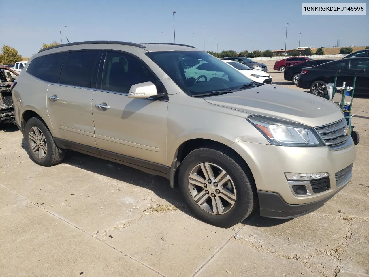 2017 Chevrolet Traverse Lt VIN: 1GNKRGKD2HJ146596 Lot: 76902284