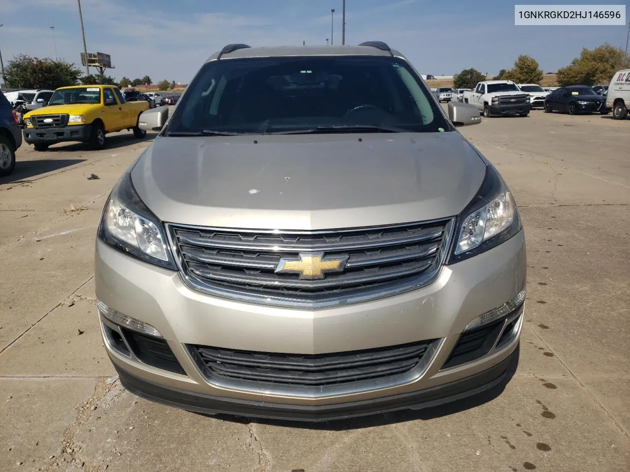 2017 Chevrolet Traverse Lt VIN: 1GNKRGKD2HJ146596 Lot: 76902284