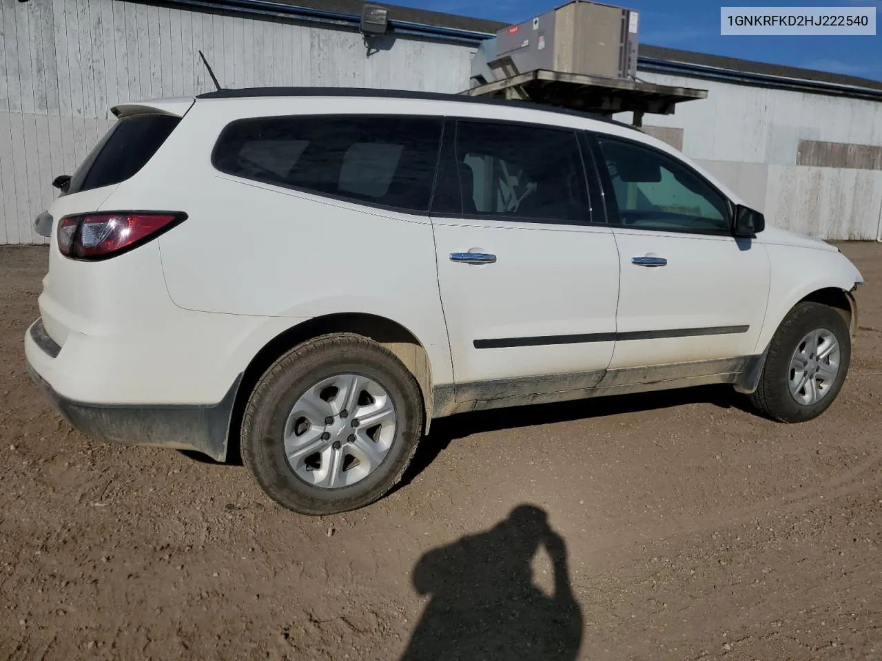 2017 Chevrolet Traverse Ls VIN: 1GNKRFKD2HJ222540 Lot: 77098214