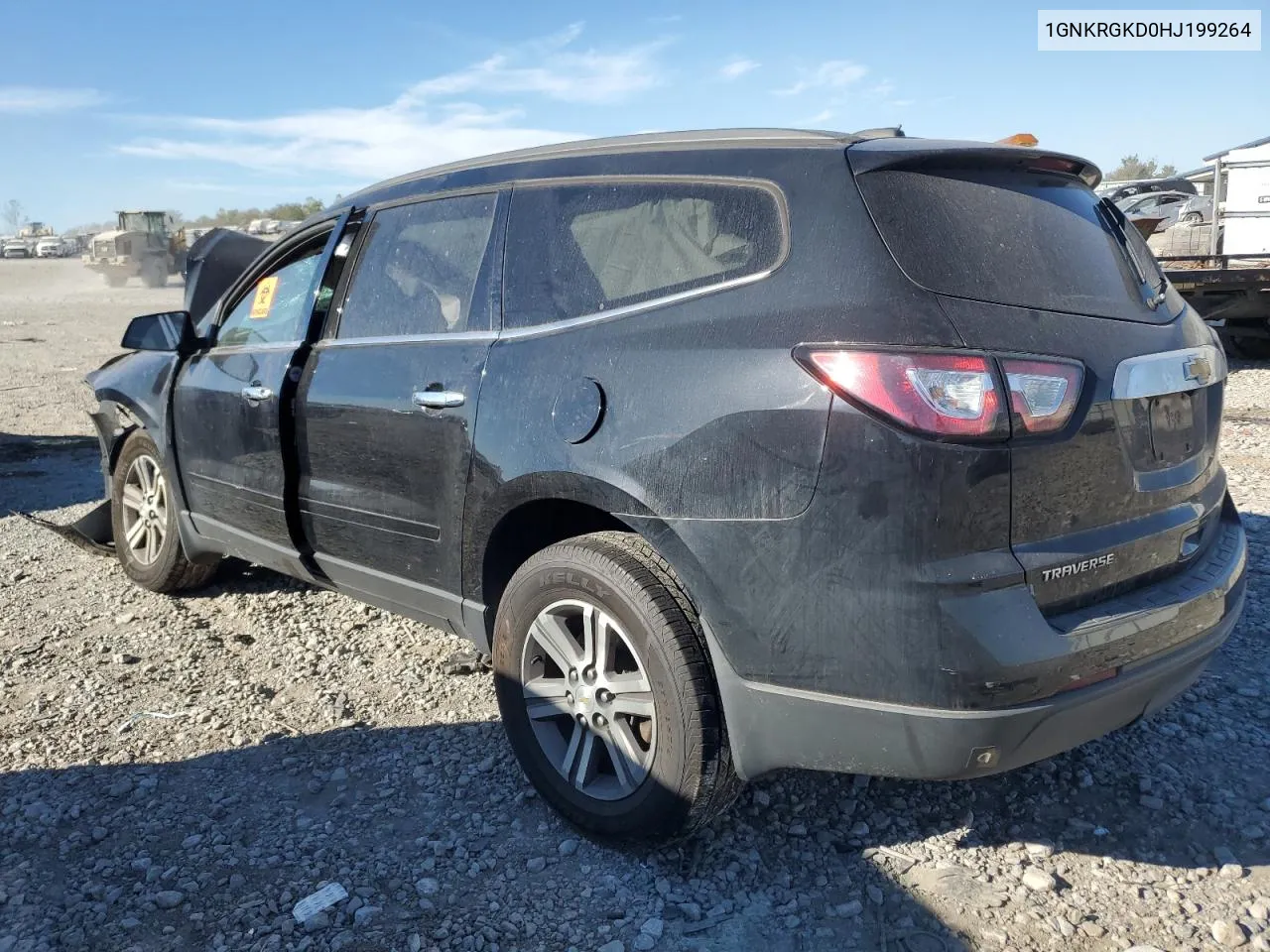 2017 Chevrolet Traverse Lt VIN: 1GNKRGKD0HJ199264 Lot: 77151344