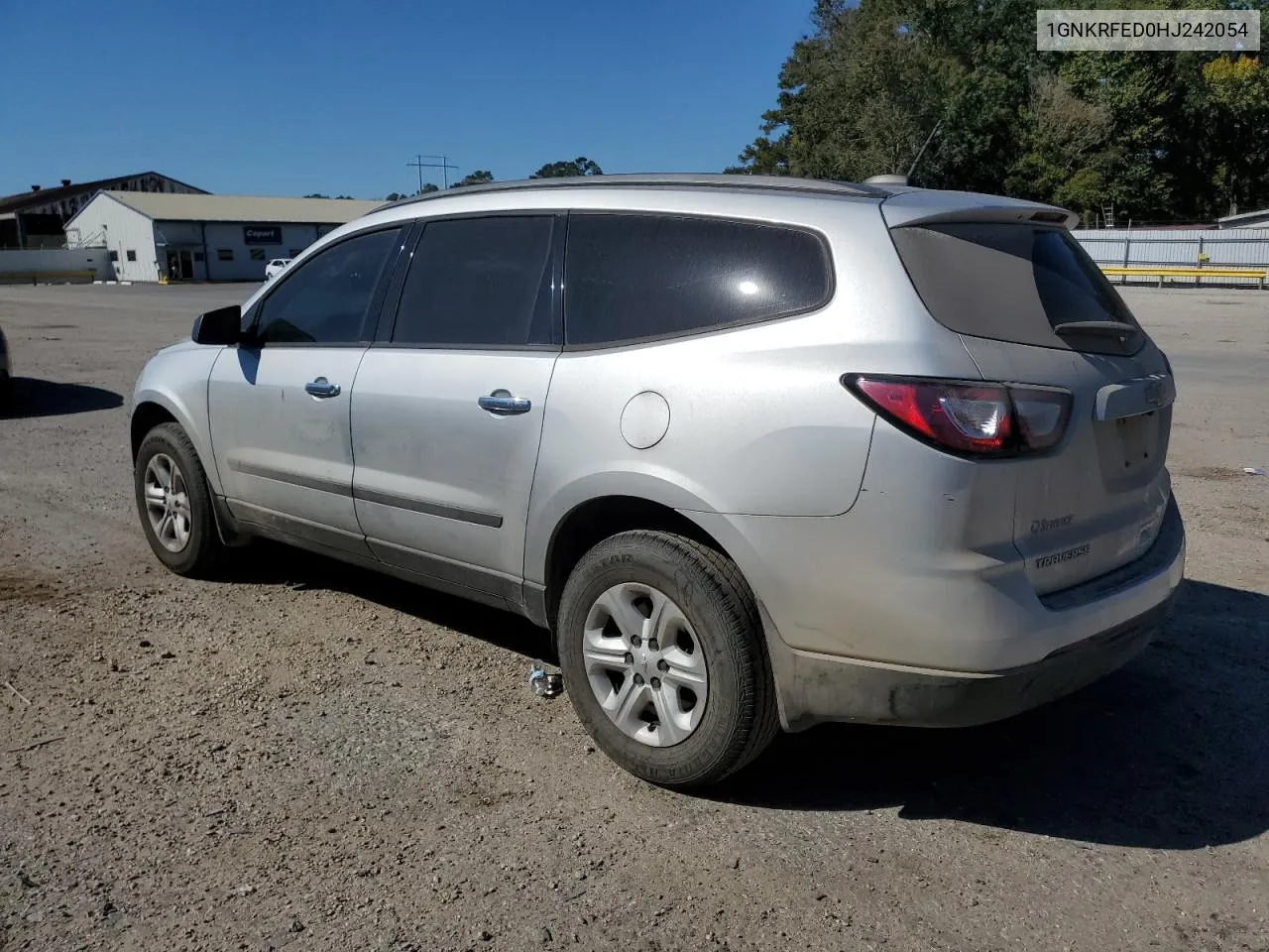 2017 Chevrolet Traverse Ls VIN: 1GNKRFED0HJ242054 Lot: 77195924