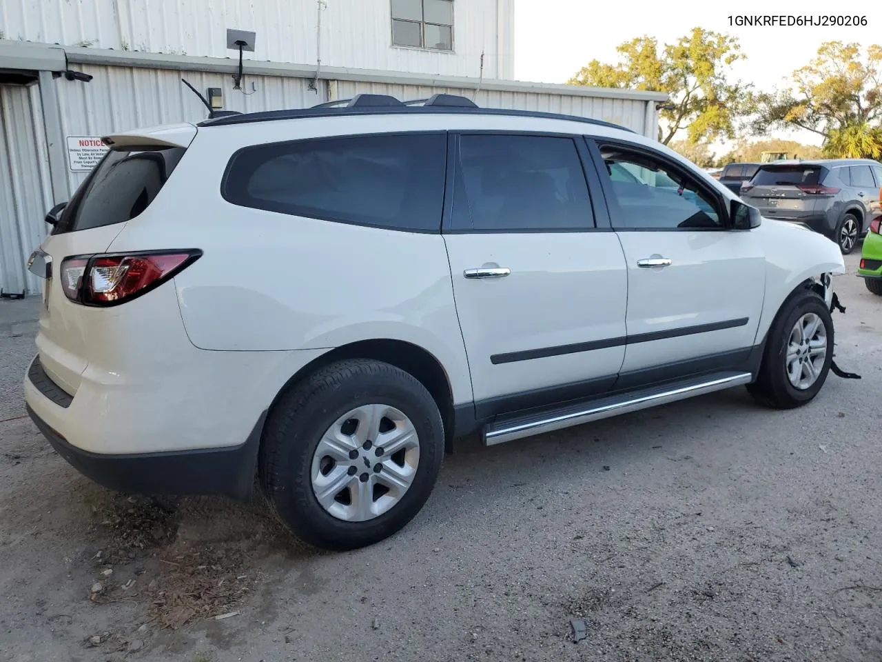 2017 Chevrolet Traverse Ls VIN: 1GNKRFED6HJ290206 Lot: 77280294