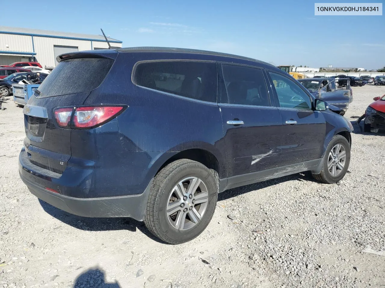 2017 Chevrolet Traverse Lt VIN: 1GNKVGKD0HJ184341 Lot: 77384244