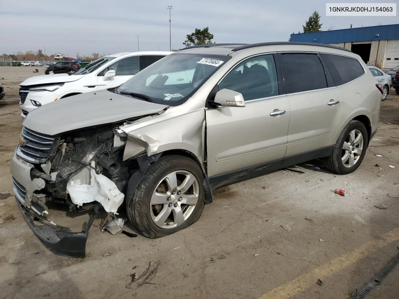 2017 Chevrolet Traverse Premier VIN: 1GNKRJKD0HJ154063 Lot: 77470464