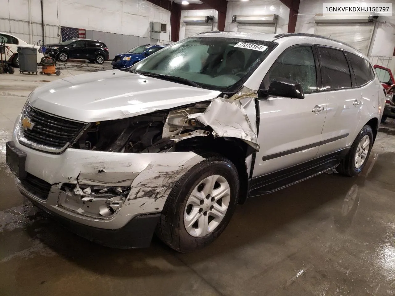 2017 Chevrolet Traverse Ls VIN: 1GNKVFKDXHJ156797 Lot: 77818164