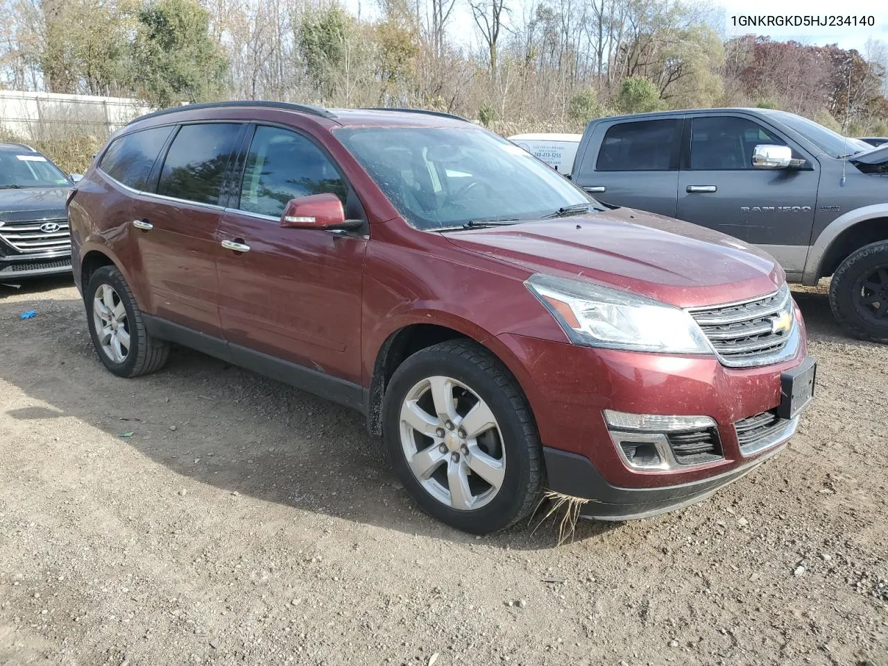 1GNKRGKD5HJ234140 2017 Chevrolet Traverse Lt