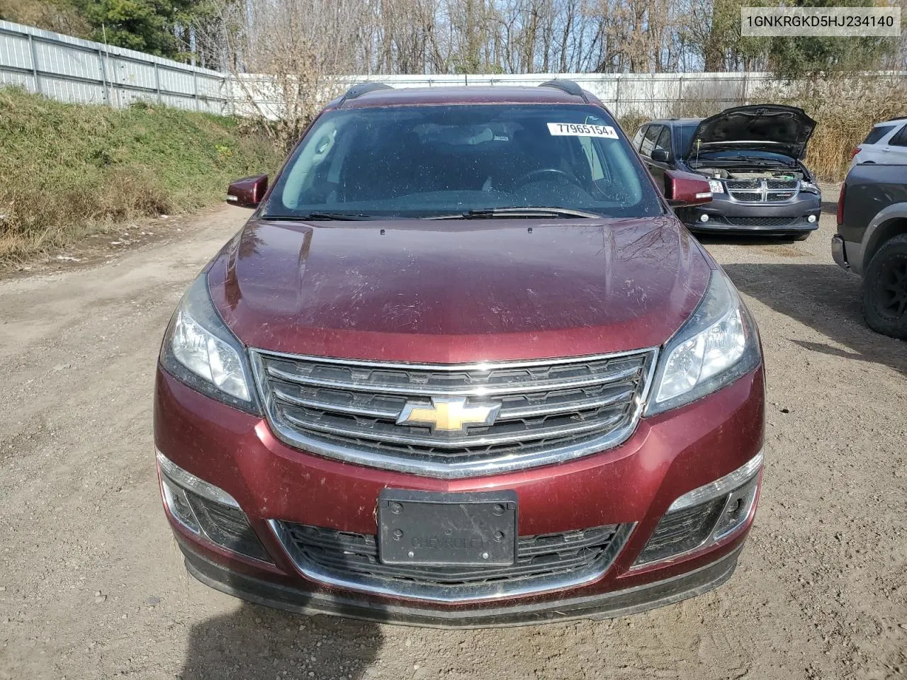 2017 Chevrolet Traverse Lt VIN: 1GNKRGKD5HJ234140 Lot: 77965154