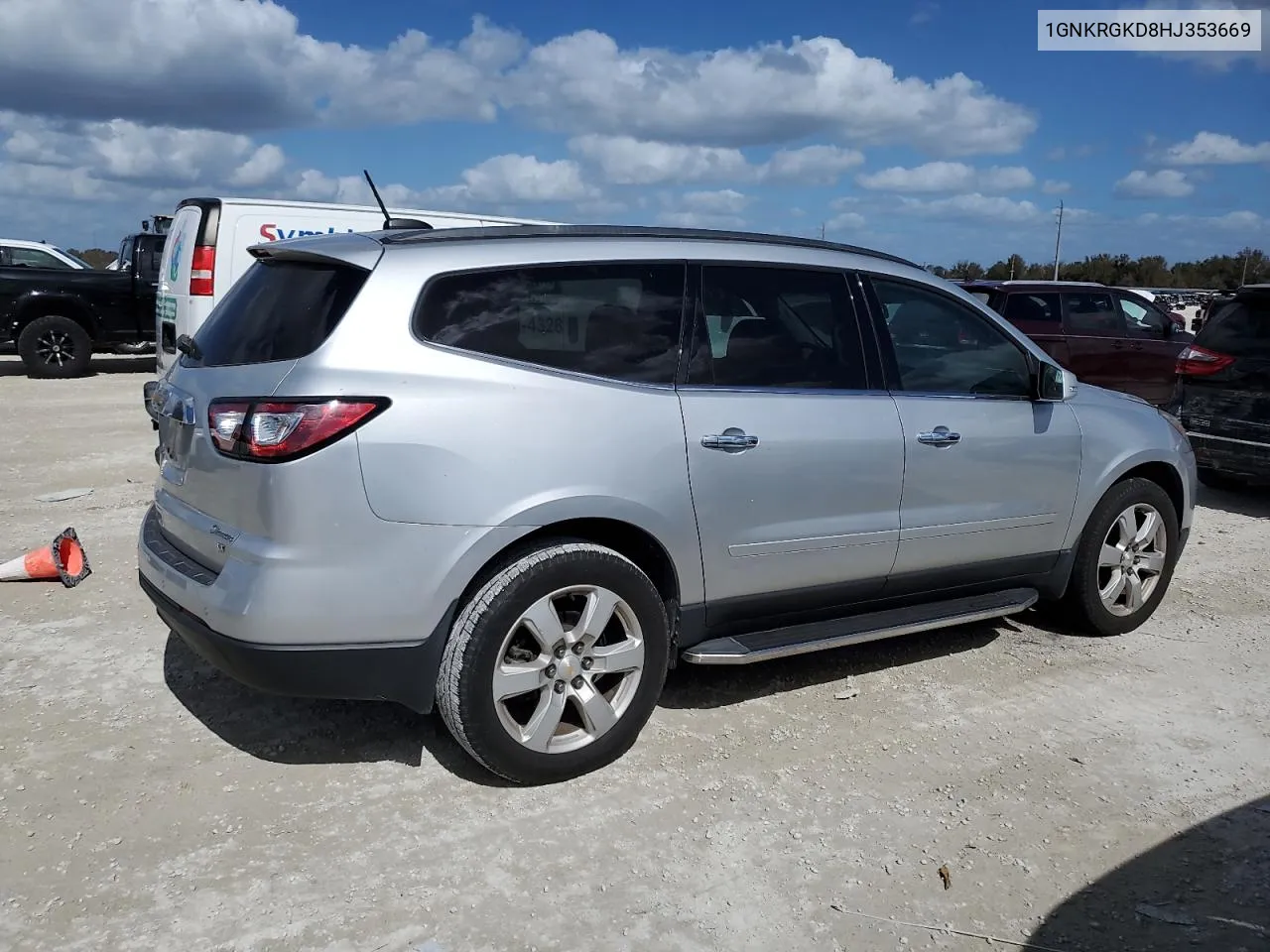 2017 Chevrolet Traverse Lt VIN: 1GNKRGKD8HJ353669 Lot: 78302244