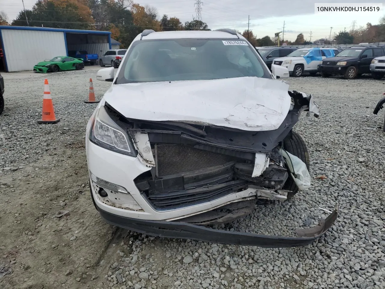 2017 Chevrolet Traverse Lt VIN: 1GNKVHKD0HJ154519 Lot: 78576244