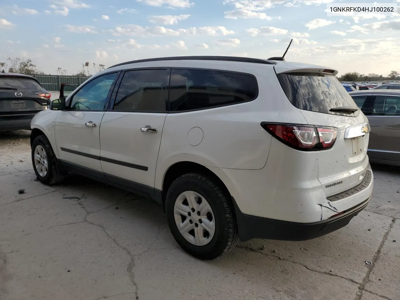 2017 Chevrolet Traverse Ls VIN: 1GNKRFKD4HJ100262 Lot: 78582174