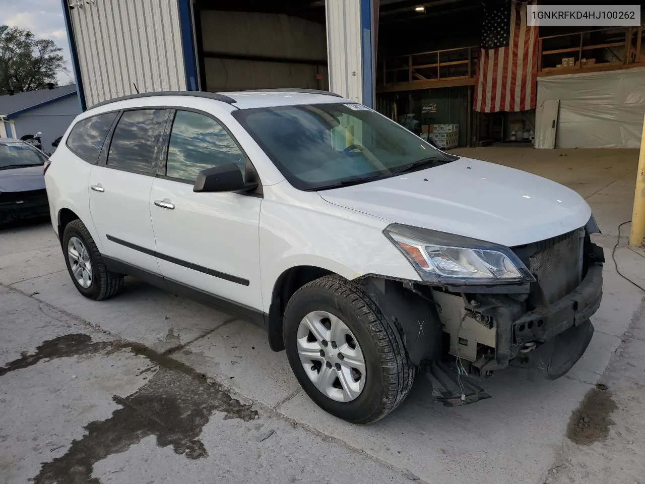 2017 Chevrolet Traverse Ls VIN: 1GNKRFKD4HJ100262 Lot: 78582174