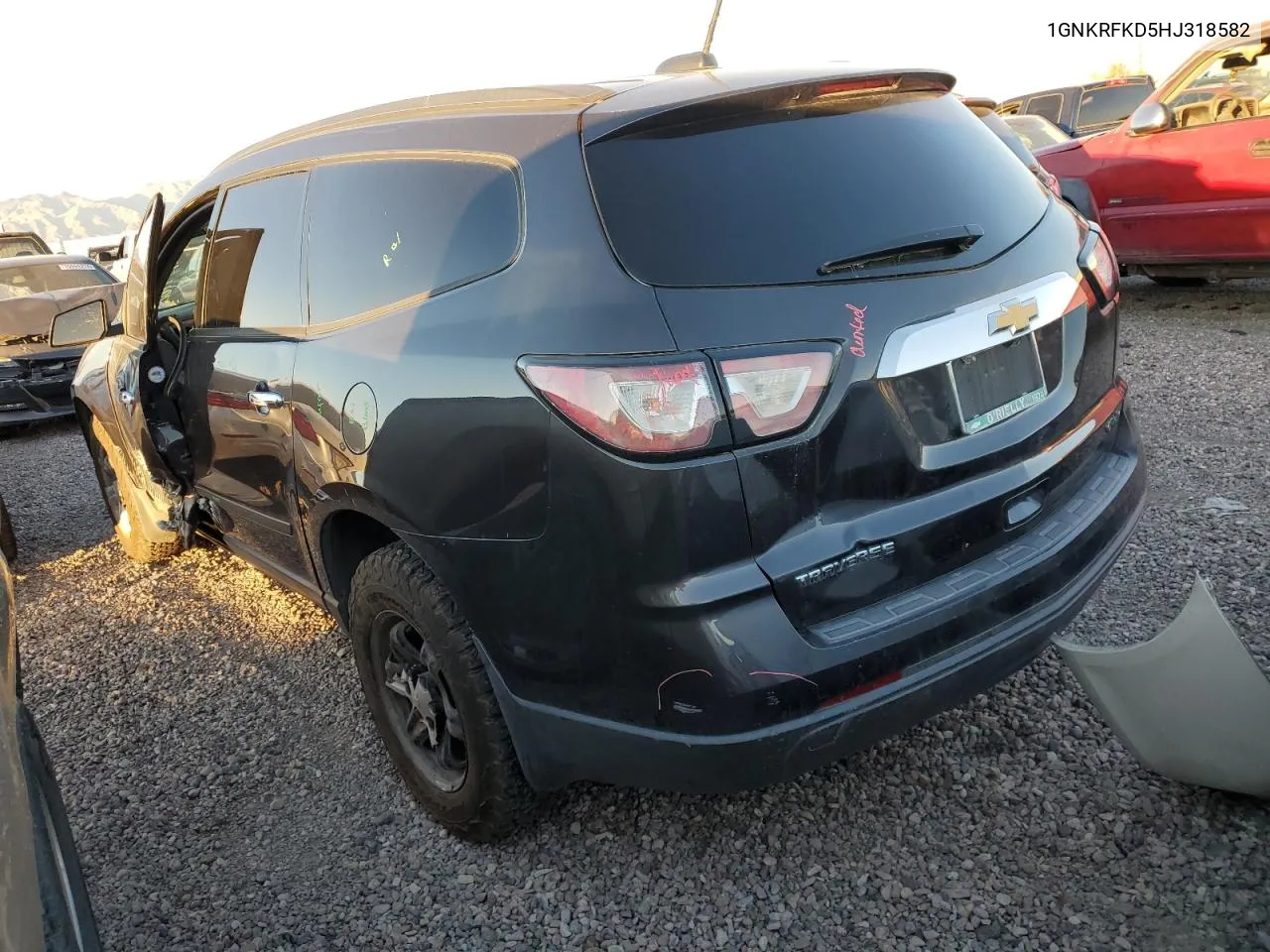 2017 Chevrolet Traverse Ls VIN: 1GNKRFKD5HJ318582 Lot: 78664524