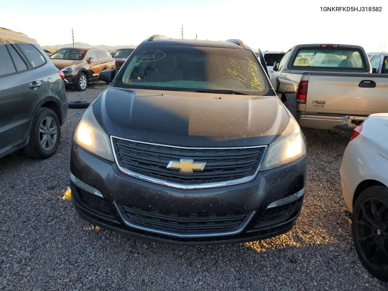 2017 Chevrolet Traverse Ls VIN: 1GNKRFKD5HJ318582 Lot: 78664524