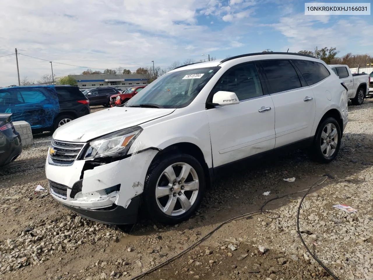 2017 Chevrolet Traverse Lt VIN: 1GNKRGKDXHJ166031 Lot: 79515704