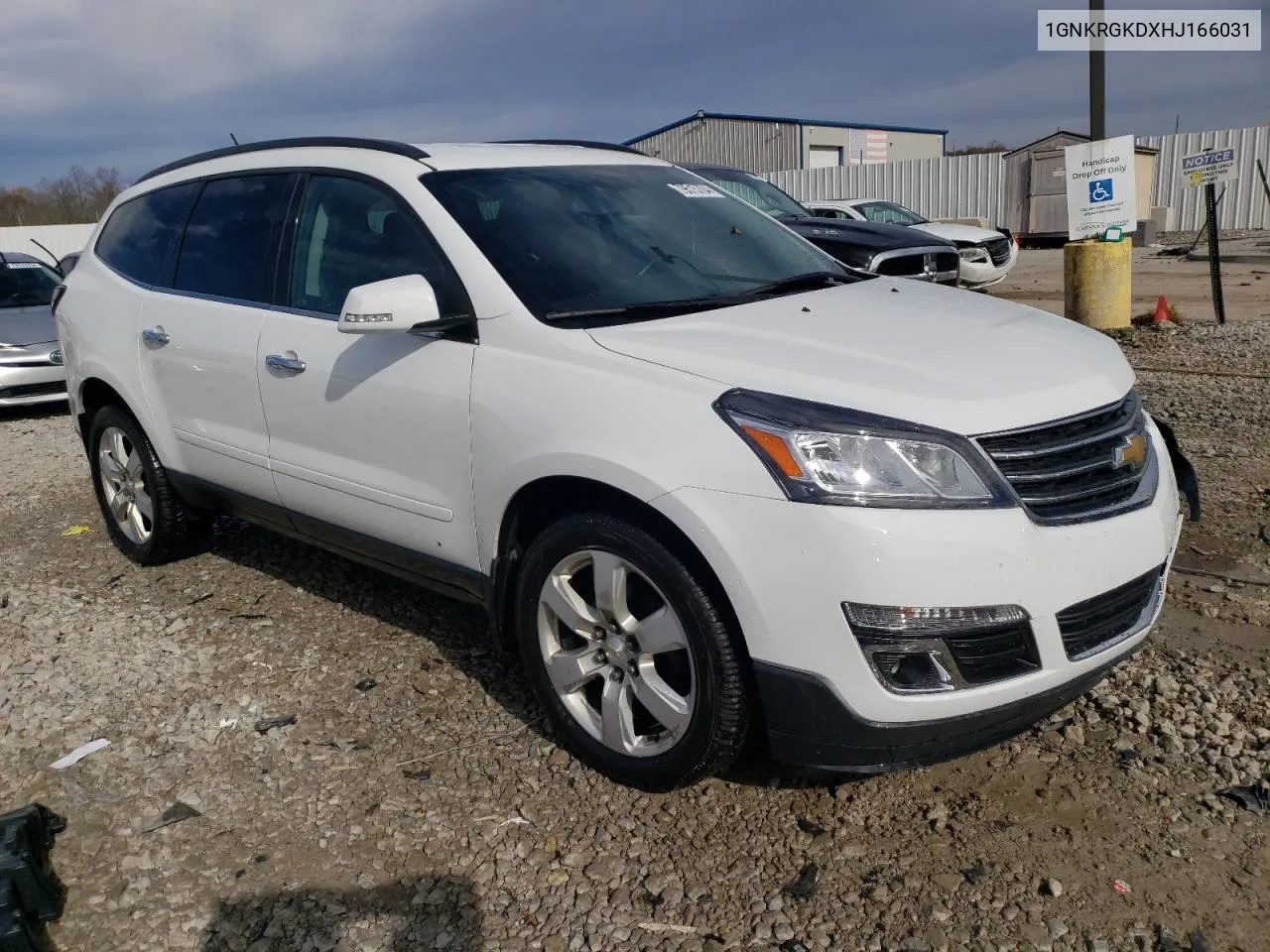 2017 Chevrolet Traverse Lt VIN: 1GNKRGKDXHJ166031 Lot: 79515704