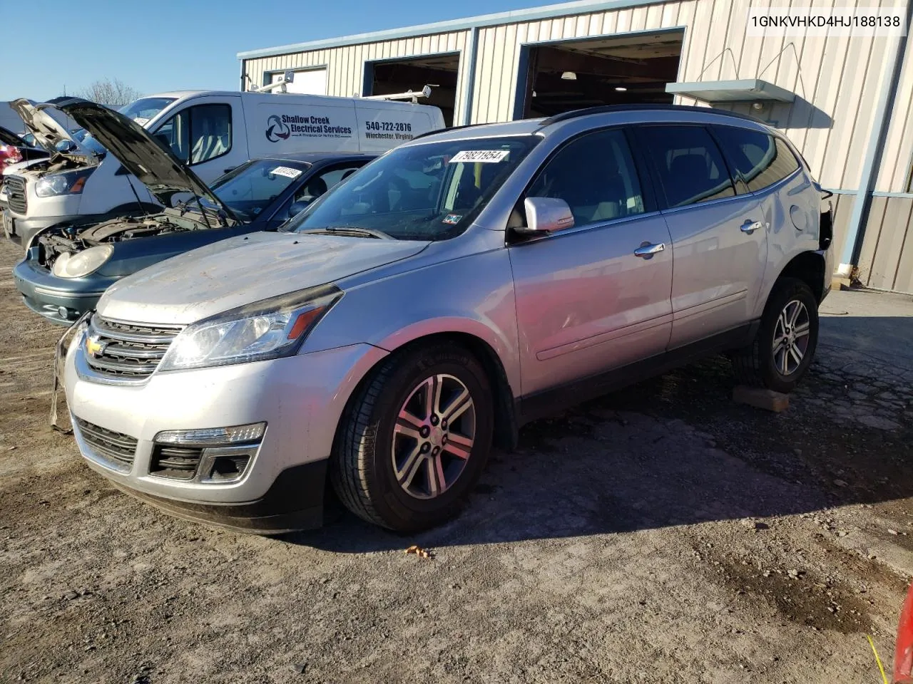 2017 Chevrolet Traverse Lt VIN: 1GNKVHKD4HJ188138 Lot: 79821954