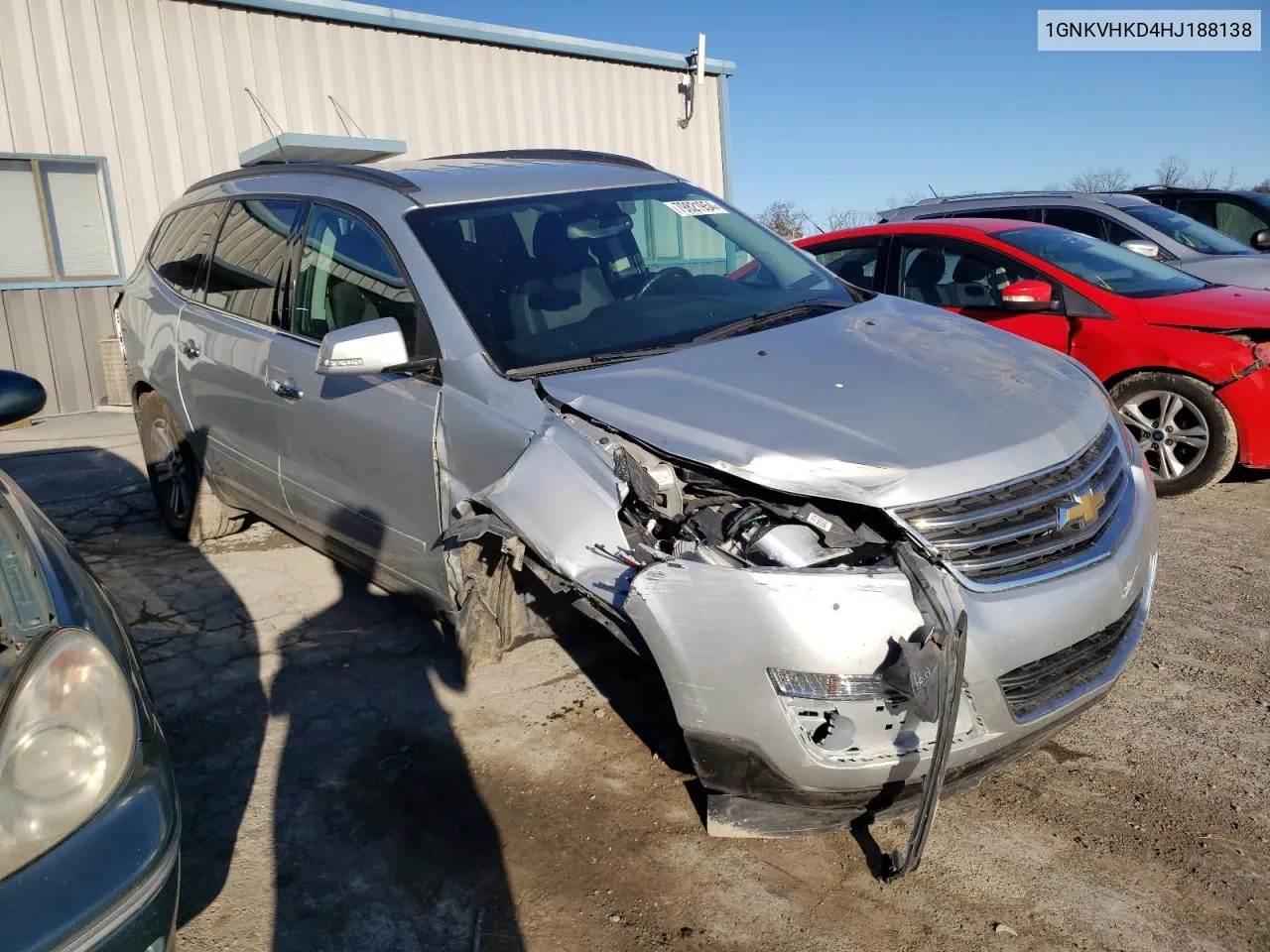 2017 Chevrolet Traverse Lt VIN: 1GNKVHKD4HJ188138 Lot: 79821954