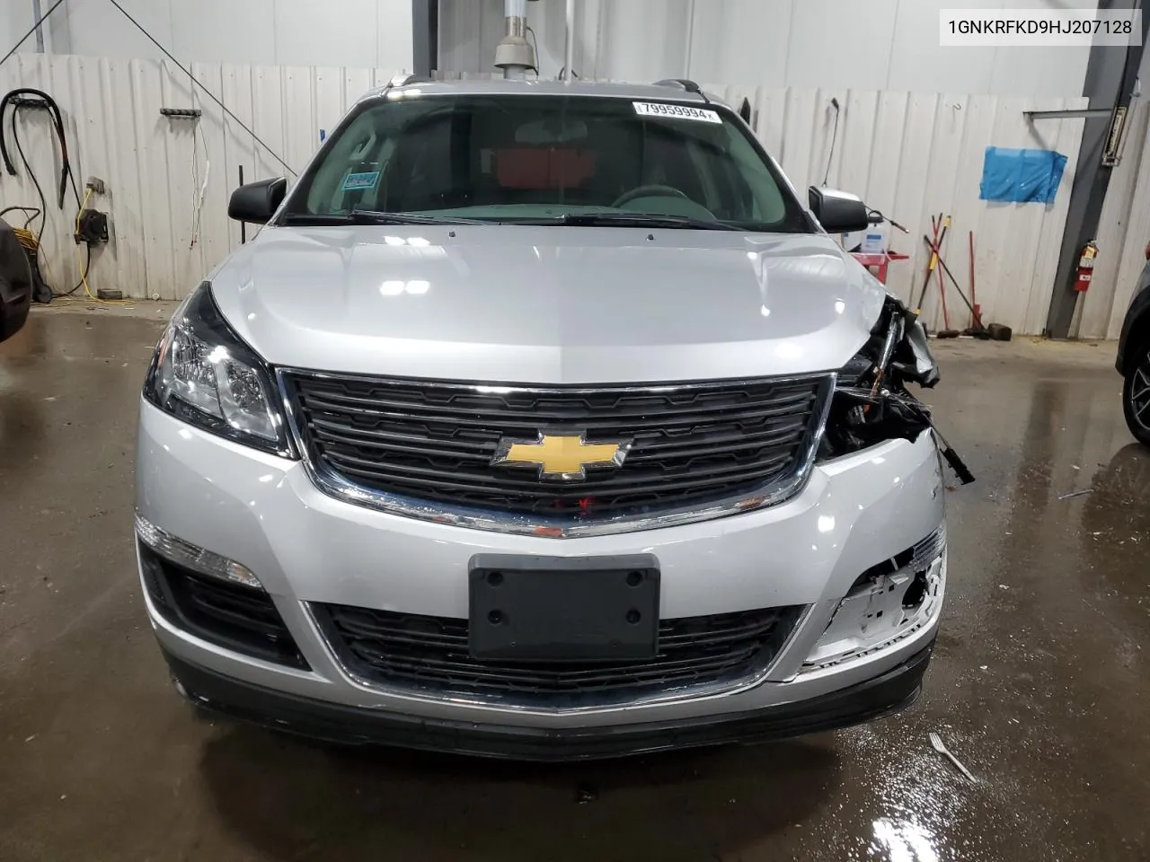 2017 Chevrolet Traverse Ls VIN: 1GNKRFKD9HJ207128 Lot: 79959994