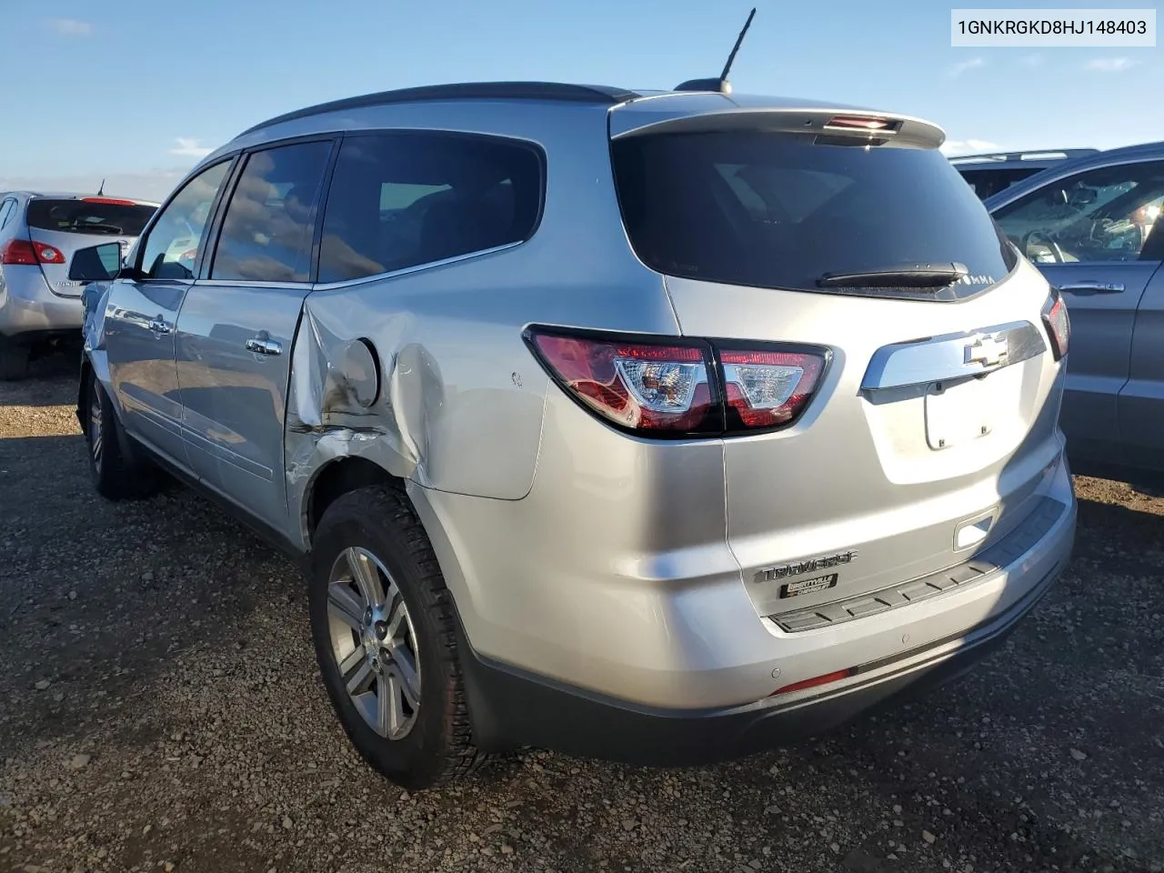 2017 Chevrolet Traverse Lt VIN: 1GNKRGKD8HJ148403 Lot: 80021944