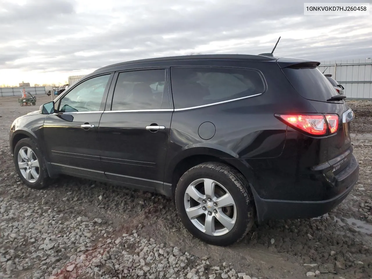 2017 Chevrolet Traverse Lt VIN: 1GNKVGKD7HJ260458 Lot: 80116734