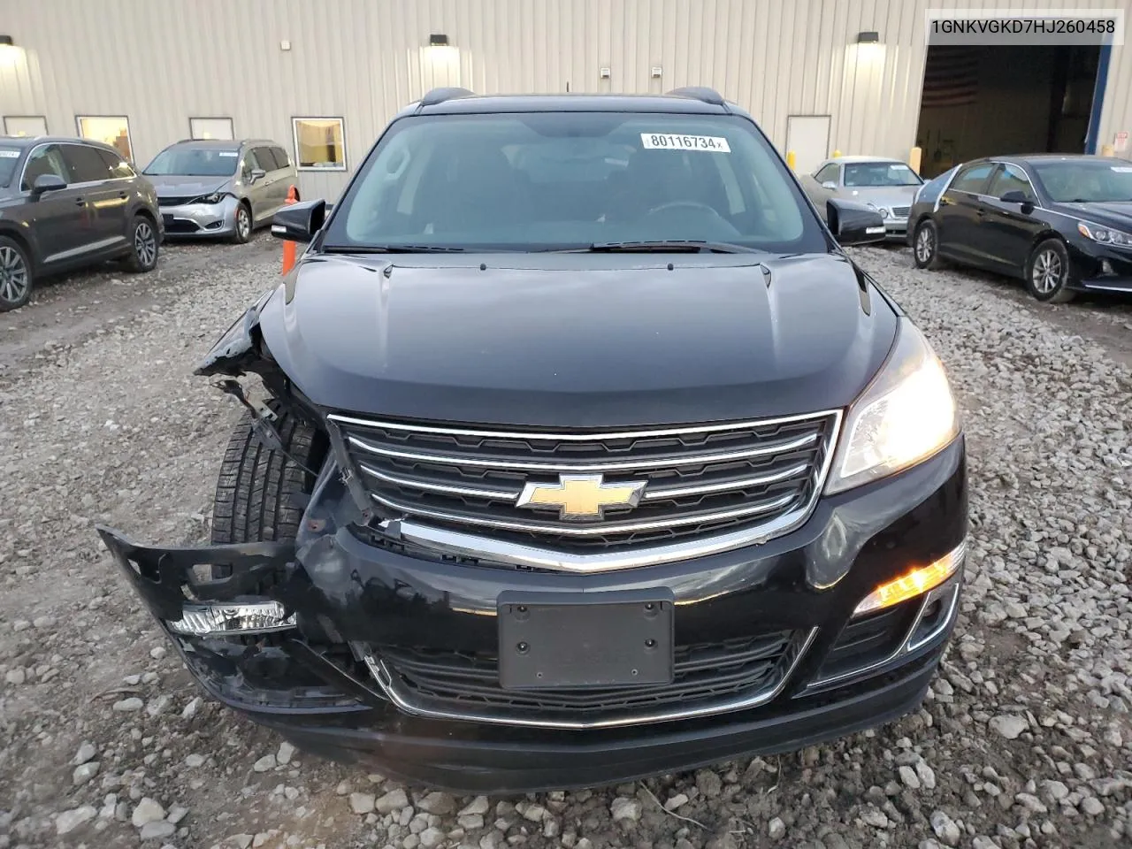 2017 Chevrolet Traverse Lt VIN: 1GNKVGKD7HJ260458 Lot: 80116734