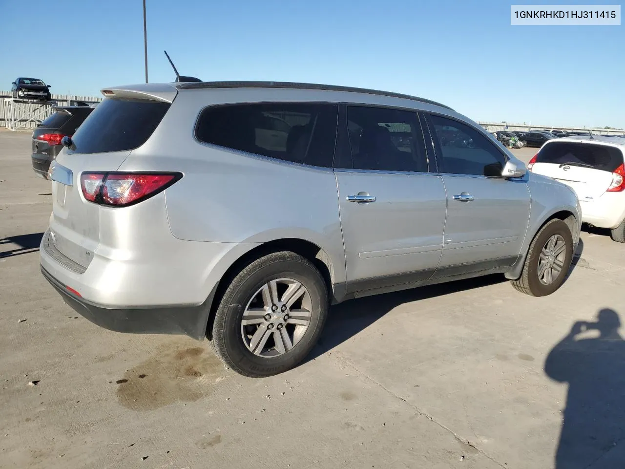 2017 Chevrolet Traverse Lt VIN: 1GNKRHKD1HJ311415 Lot: 80450804