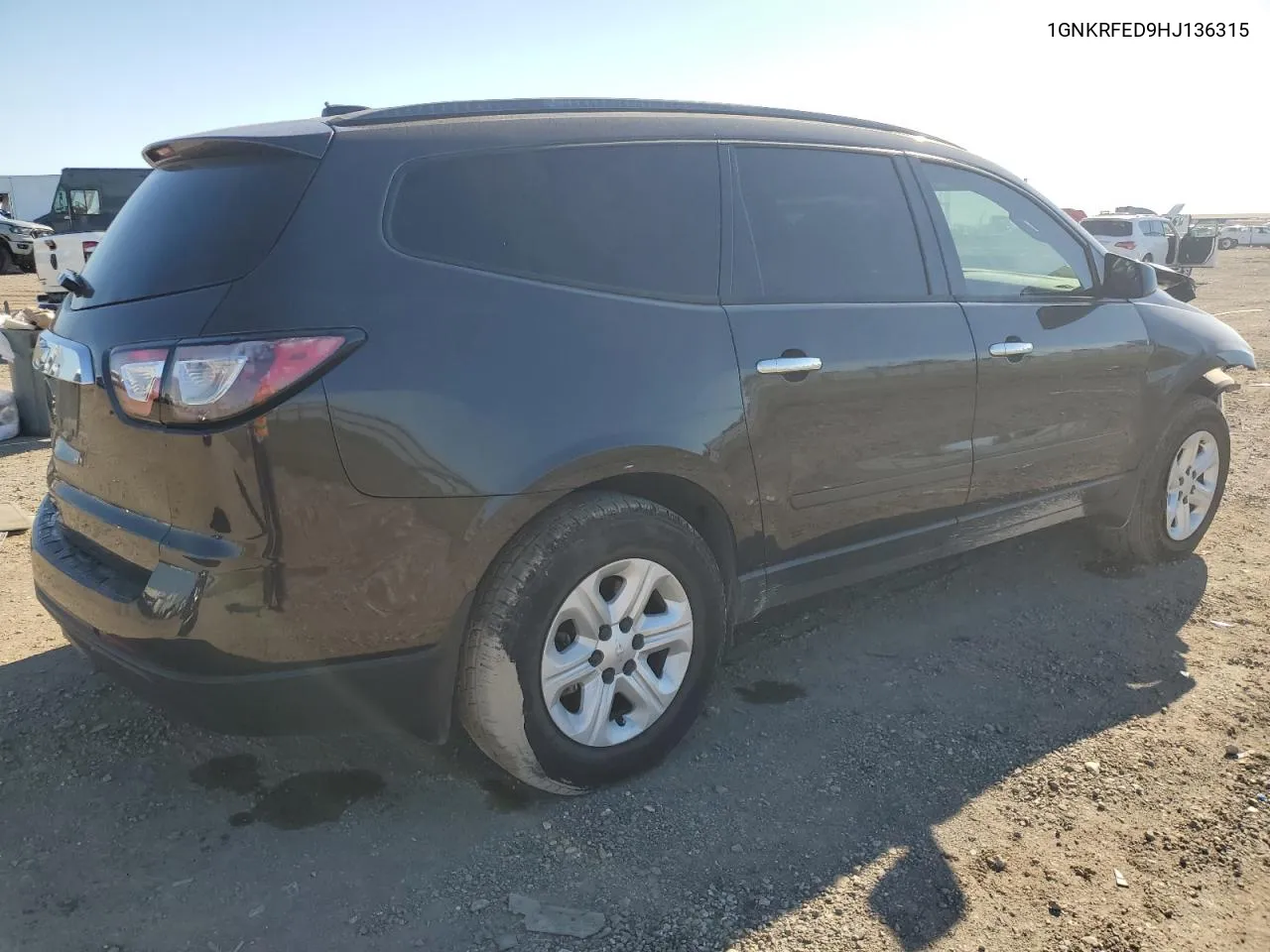 2017 Chevrolet Traverse Ls VIN: 1GNKRFED9HJ136315 Lot: 80472564