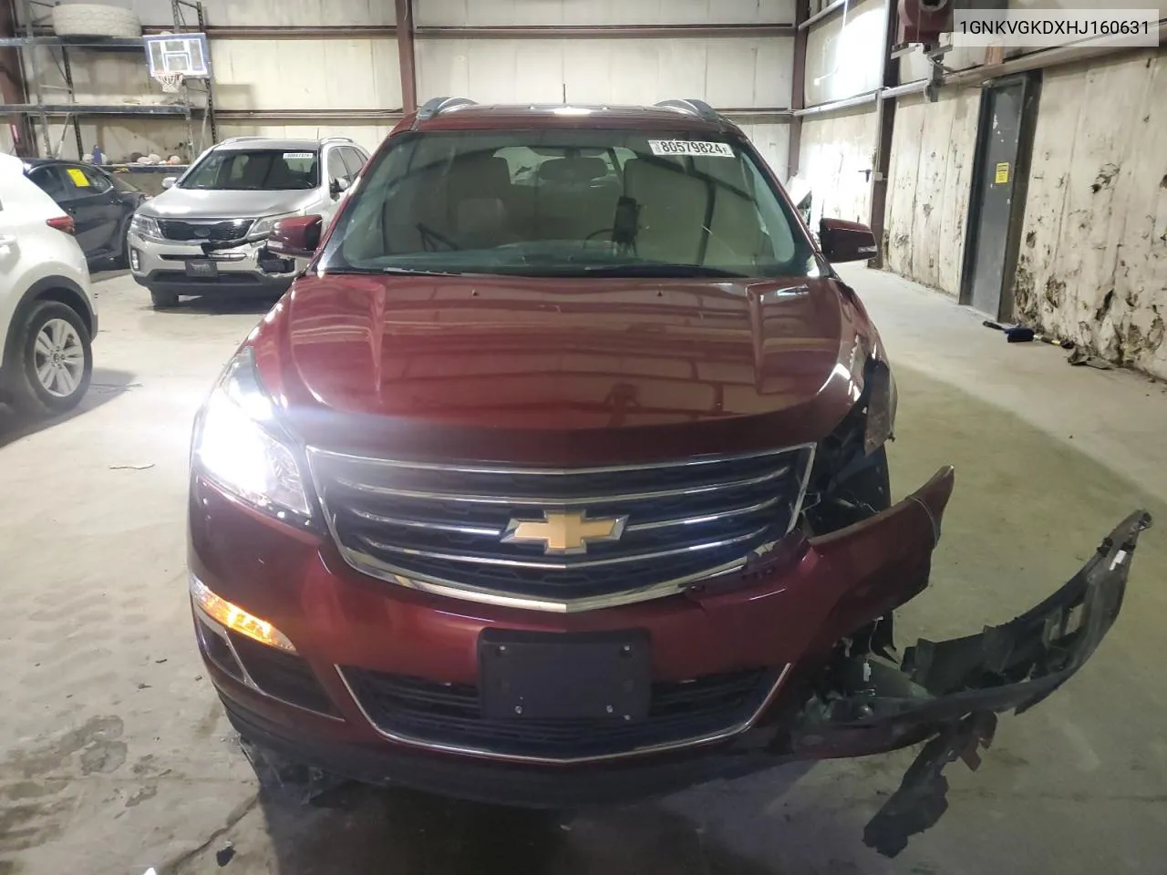 2017 Chevrolet Traverse Lt VIN: 1GNKVGKDXHJ160631 Lot: 80579824