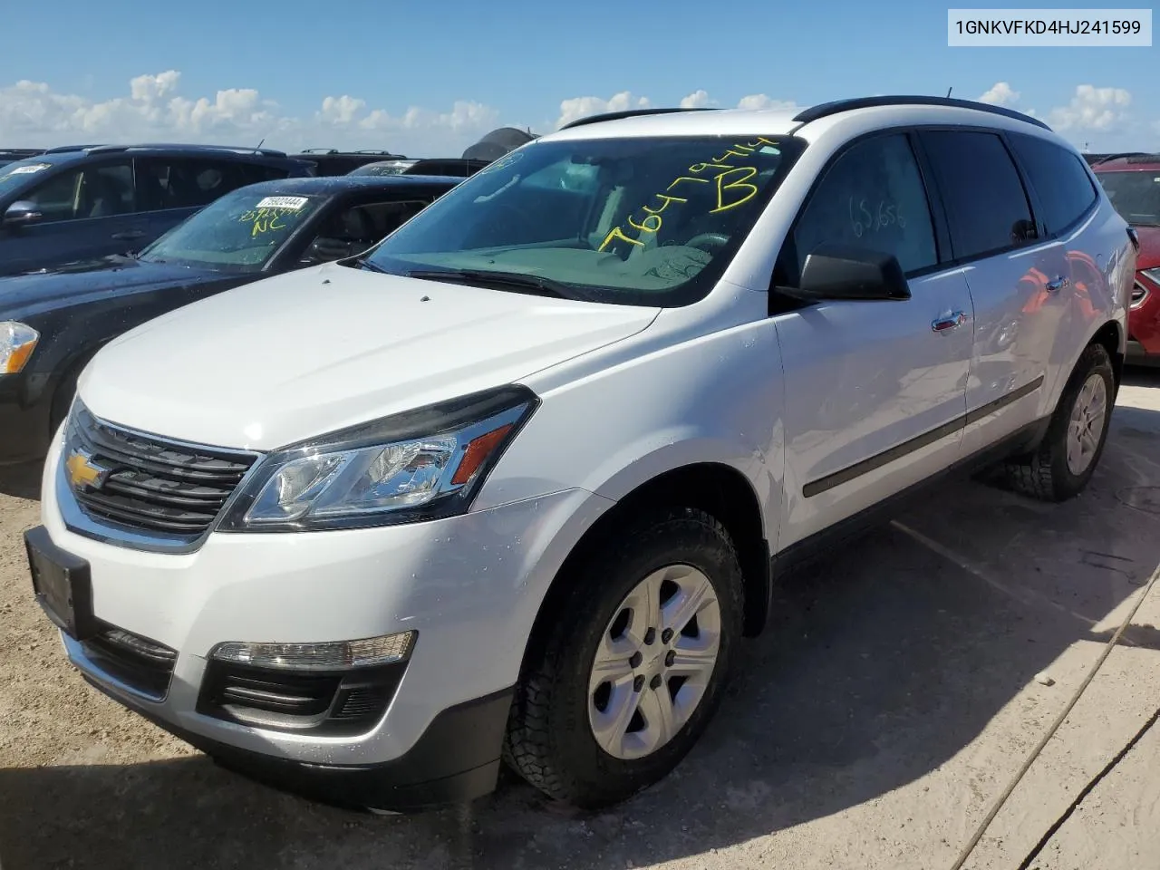 2017 Chevrolet Traverse Ls VIN: 1GNKVFKD4HJ241599 Lot: 80803264