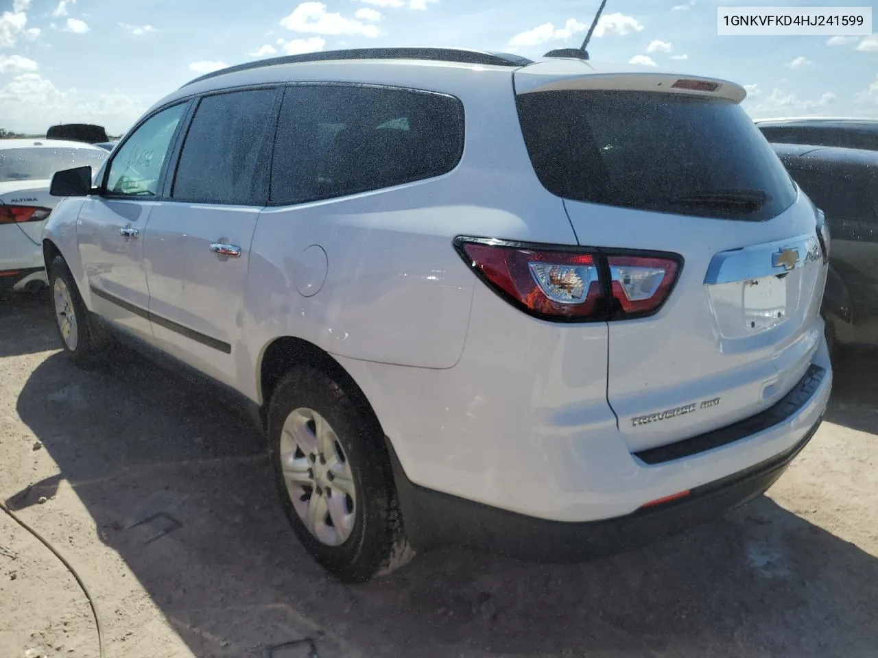 2017 Chevrolet Traverse Ls VIN: 1GNKVFKD4HJ241599 Lot: 80803264