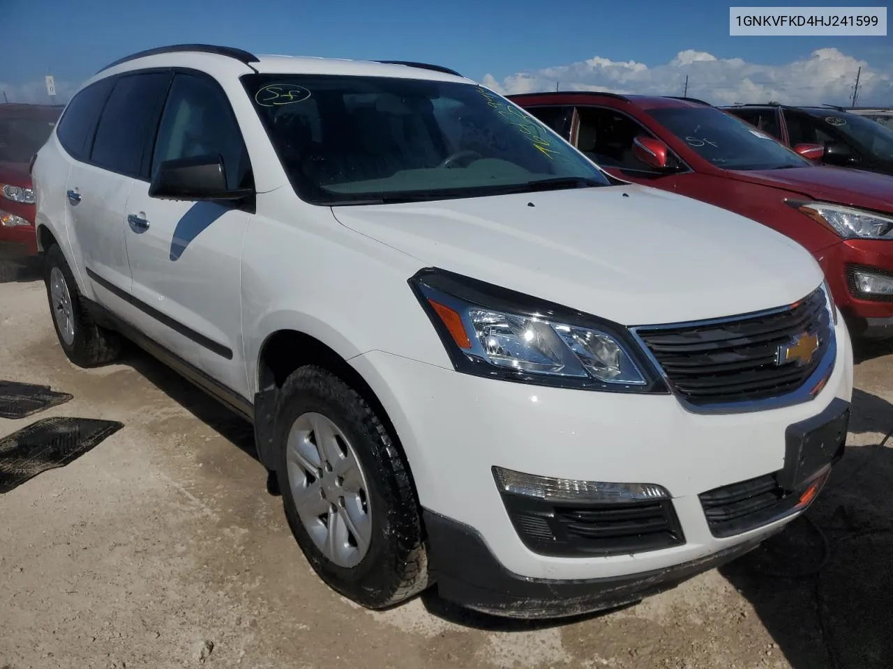 2017 Chevrolet Traverse Ls VIN: 1GNKVFKD4HJ241599 Lot: 80803264