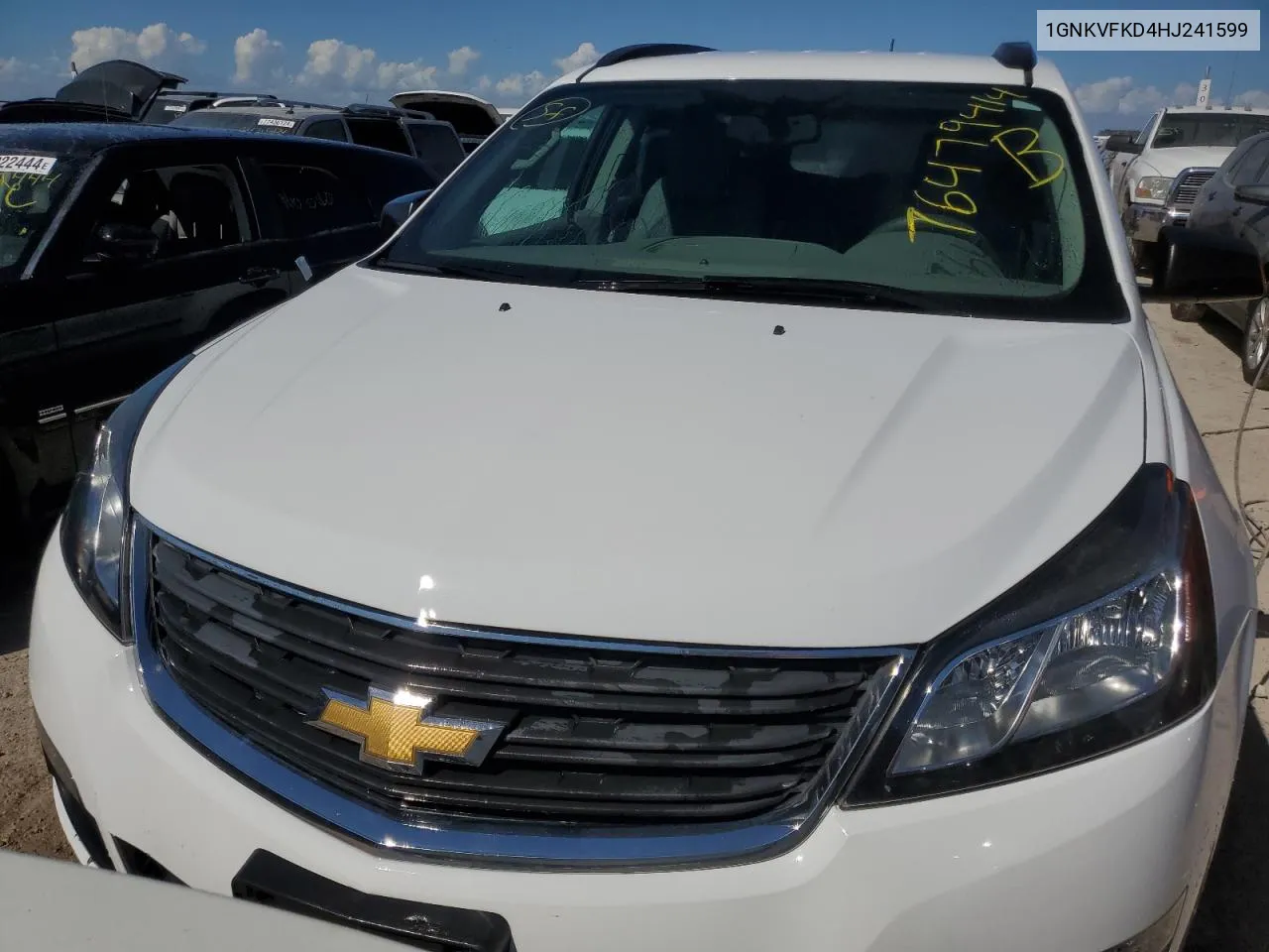 2017 Chevrolet Traverse Ls VIN: 1GNKVFKD4HJ241599 Lot: 80803264