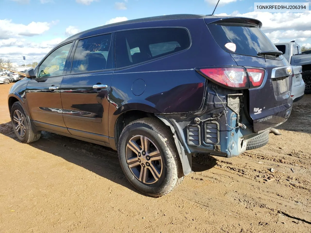 2017 Chevrolet Traverse Ls VIN: 1GNKRFED9HJ206394 Lot: 80971034