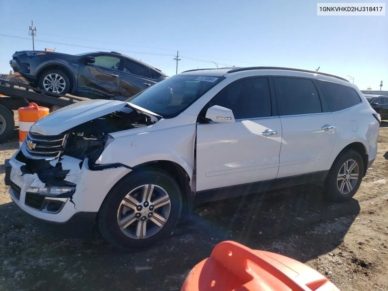 2017 Chevrolet Traverse Lt VIN: 1GNKVHKD2HJ318417 Lot: 81078894