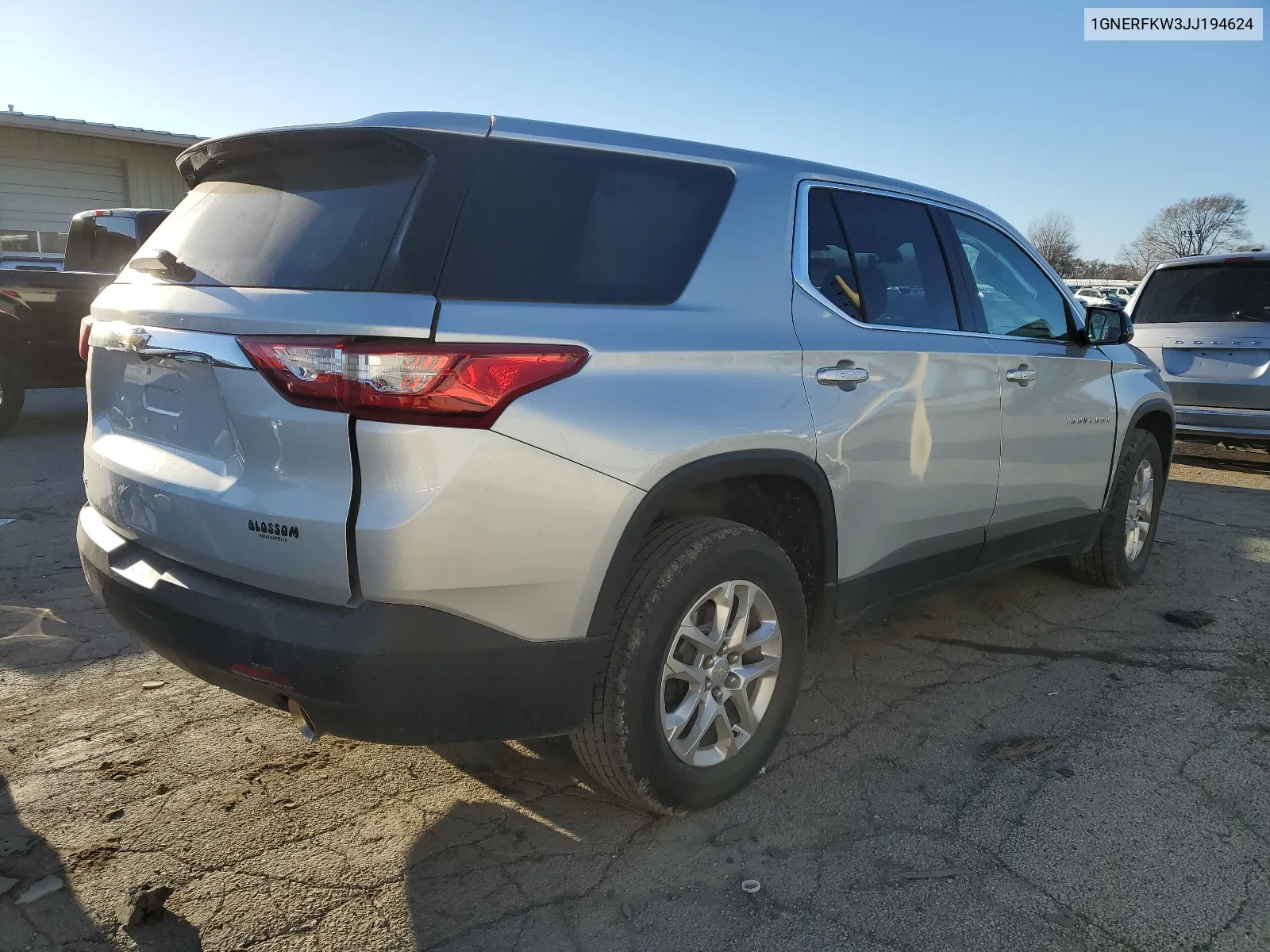 2018 Chevrolet Traverse Ls VIN: 1GNERFKW3JJ194624 Lot: 44794054