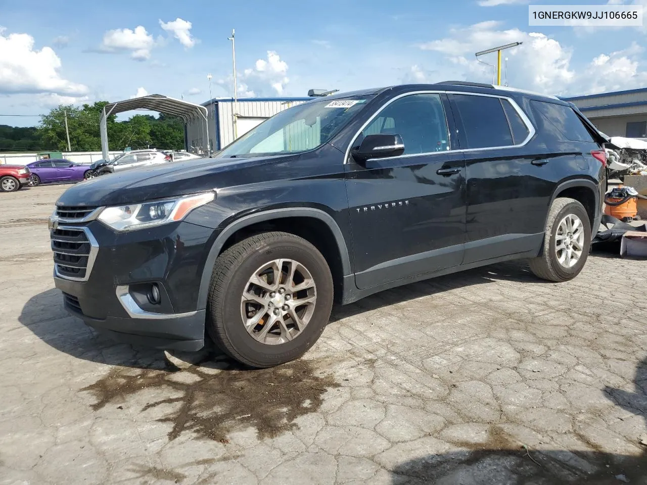 1GNERGKW9JJ106665 2018 Chevrolet Traverse Lt