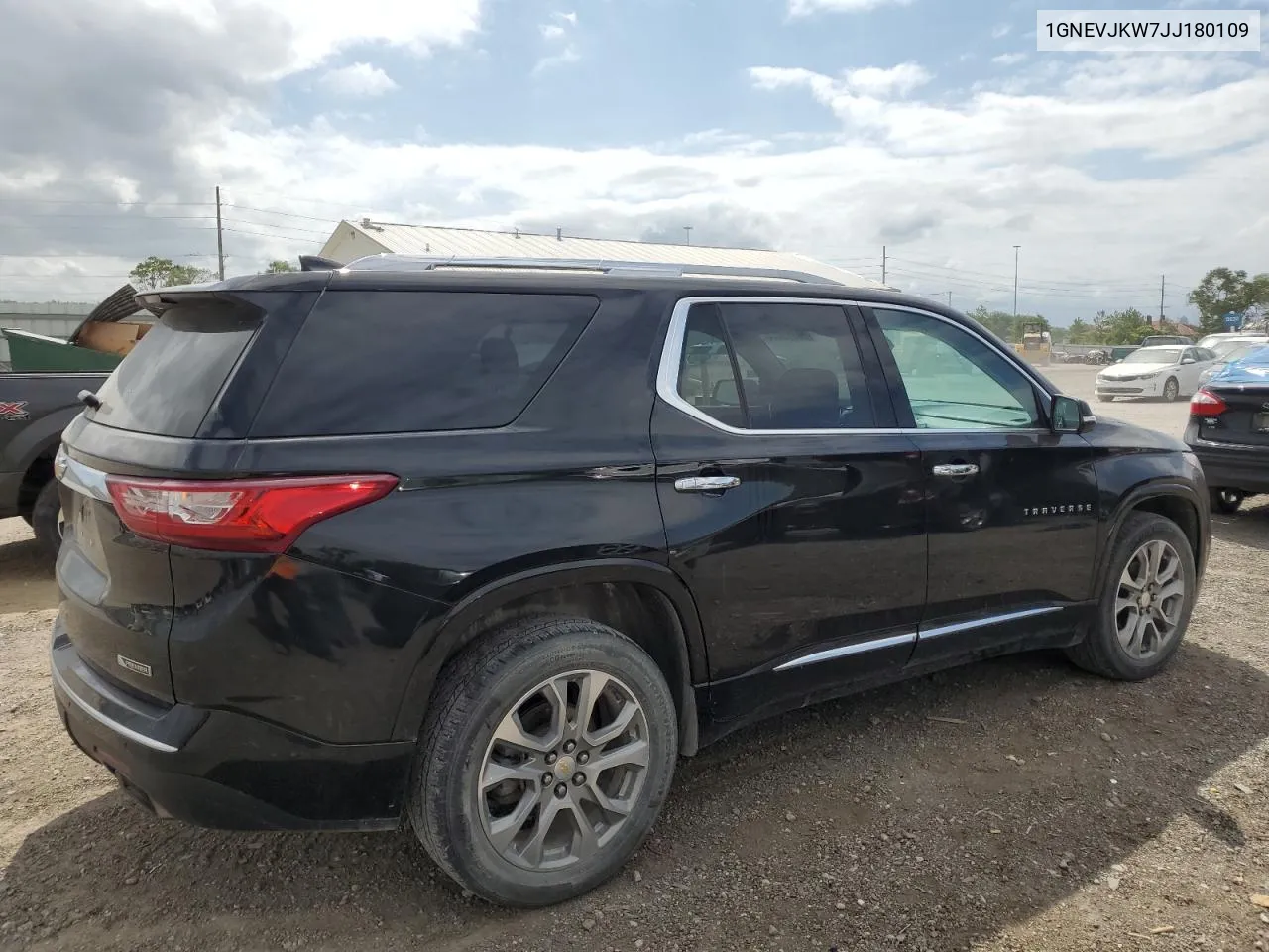 1GNEVJKW7JJ180109 2018 Chevrolet Traverse Premier