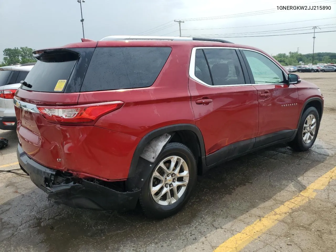 1GNERGKW2JJ215890 2018 Chevrolet Traverse Lt