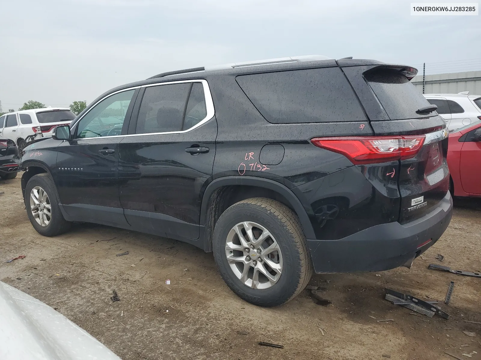 1GNERGKW6JJ283285 2018 Chevrolet Traverse Lt