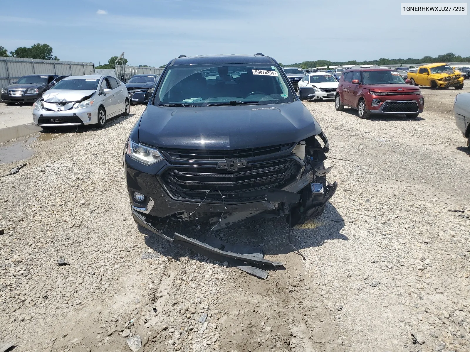 2018 Chevrolet Traverse Lt VIN: 1GNERHKWXJJ277298 Lot: 60876394