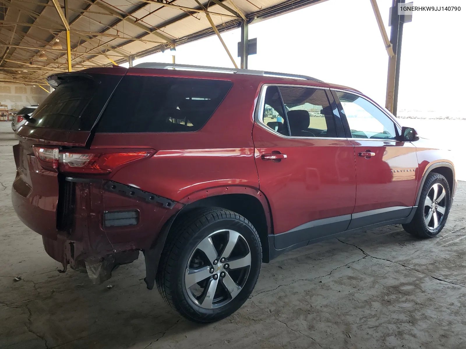 2018 Chevrolet Traverse Lt VIN: 1GNERHKW9JJ140790 Lot: 62105294