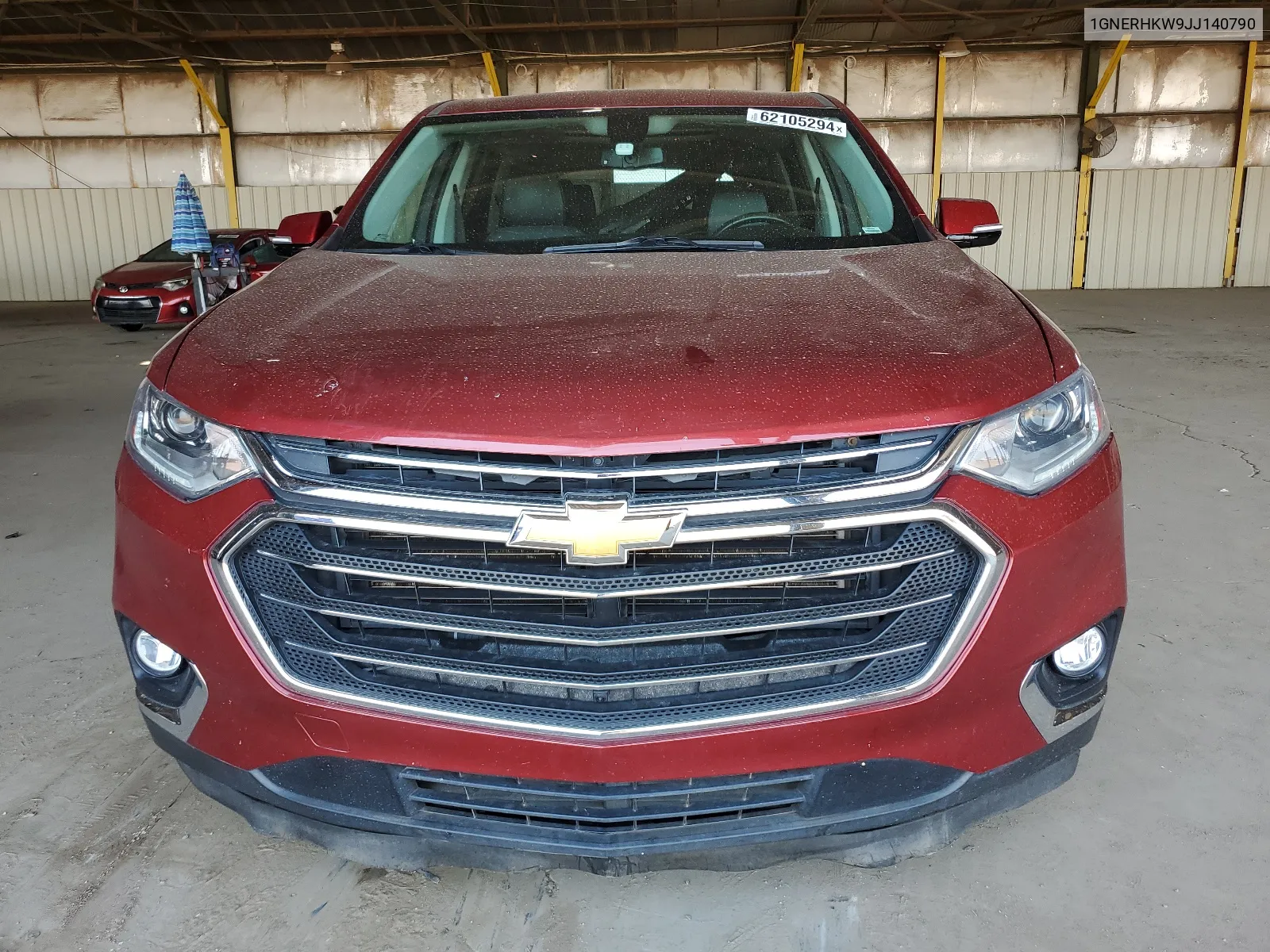 2018 Chevrolet Traverse Lt VIN: 1GNERHKW9JJ140790 Lot: 62105294