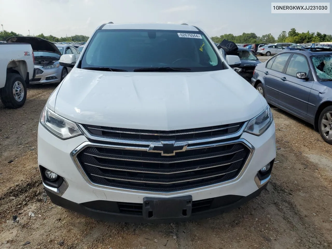 1GNERGKWXJJ231030 2018 Chevrolet Traverse Lt