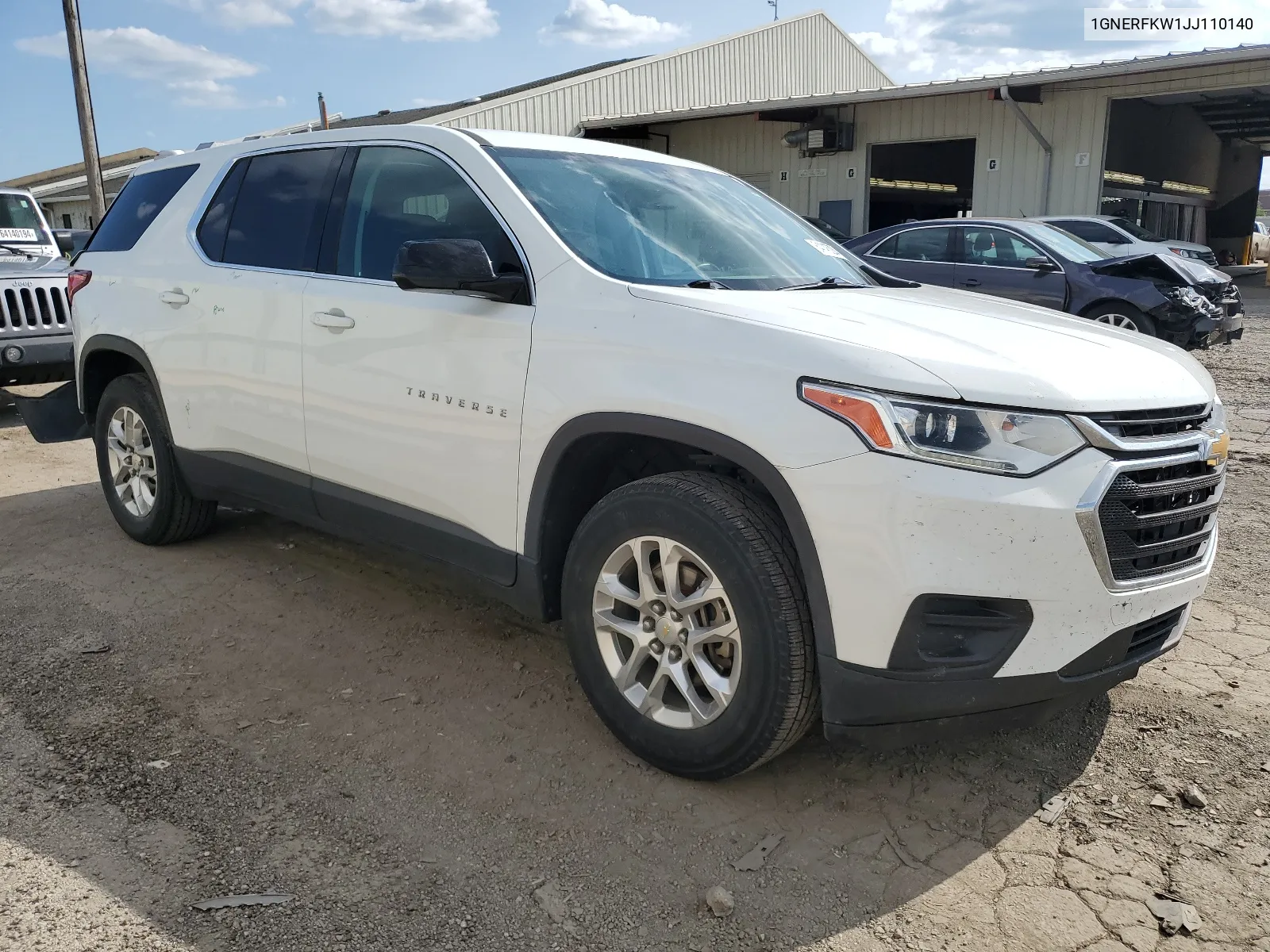 2018 Chevrolet Traverse Ls VIN: 1GNERFKW1JJ110140 Lot: 64145284